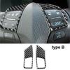 2Pcs Carbon Fiber Steering Wheel Button Cover Trim For Lexus GS300/350/430/450h