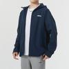 Adidas Striped Logo Print Outdoor Casual Sports Training Jacket Men Jacket Dark-Blue JE3553