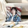 Kpop Idol JJuhoon Pillow Case Living Room Sofa Cushion Cover Suitable For Home Bedroom Room Decoration