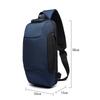 Anti Theft Sling Bag Travel Crossbody Sling Backpack Chest Bags with USB Charging Port Daypack