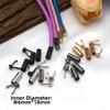 10PCS Adjustable Metal Tail Clip Secure Fastening Cylindrical Straight Tube Bell Cord Locks Adjustable Metal Clips DIY