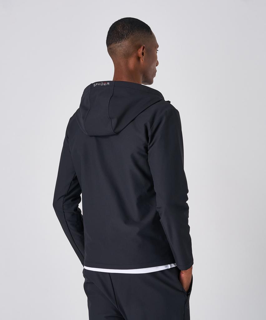 Spyder Men'S Fleece-Lined Woven Zip-Up Training Jacket Spjwcnft207Mblk
