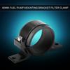 Aluminum Alloy 60mm Car Fuel Pump Mount Mounting Bracket Single Filter Clamp Cradle