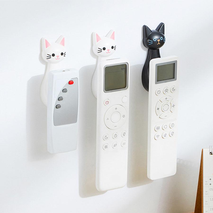 Creative Magnetic Hook for Remote Control, Strong Adhesive & Non-Trace, No Drilling Storage Hook, Suitable for TV/Air Conditione