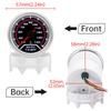 52mm 12V Car Oil Pressure Gauge 0-100PSI + Sensor Oil Press Gauges White LED Meter EXT Tachometer RPM Water Temp Oil Temp Meter
