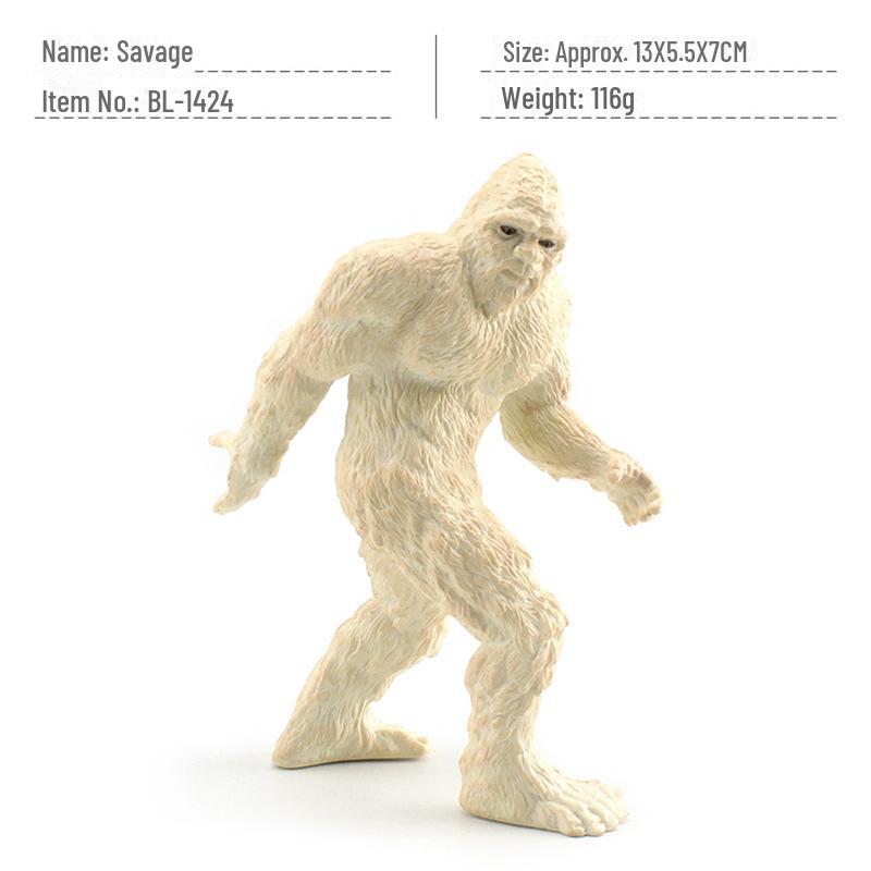 Bigfoot Ape-Man Model: Mythical Primitive Wild Man Ornament