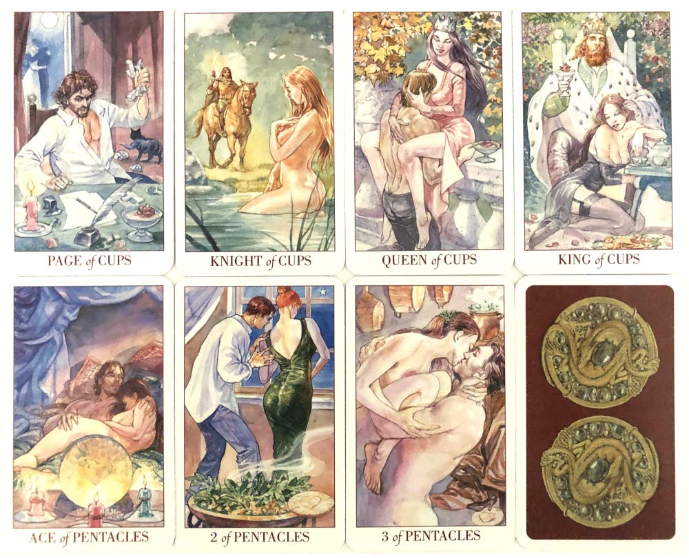 Sexual Magic Tarot Waite 78 Miniature Tarot Includes Japanese Authentic Product I.I.J Mini, Edition, Cards, Cards, Instructions,