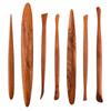 7-piece Set of Oil Mud Red Precious Wood Clay Plastic Knife Portable Hand-made Purple Sand Finely Carved Pottery Tools