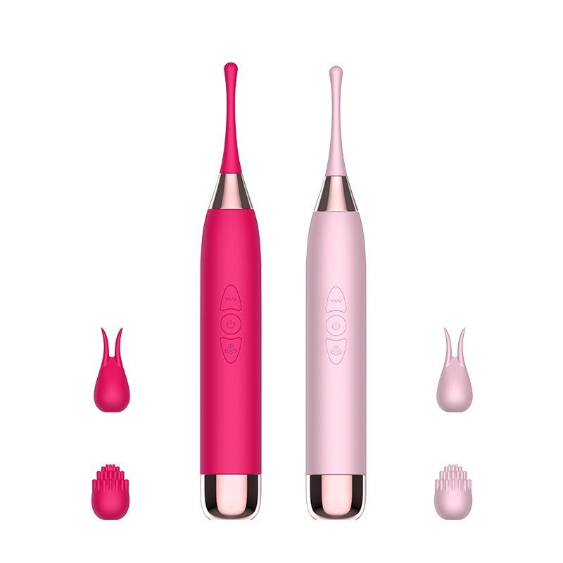 Private Desire Point Tide Pen Female High-frequency Double Head Vibration Tip Point Orgasm Stimulation Vibrator Masturbator