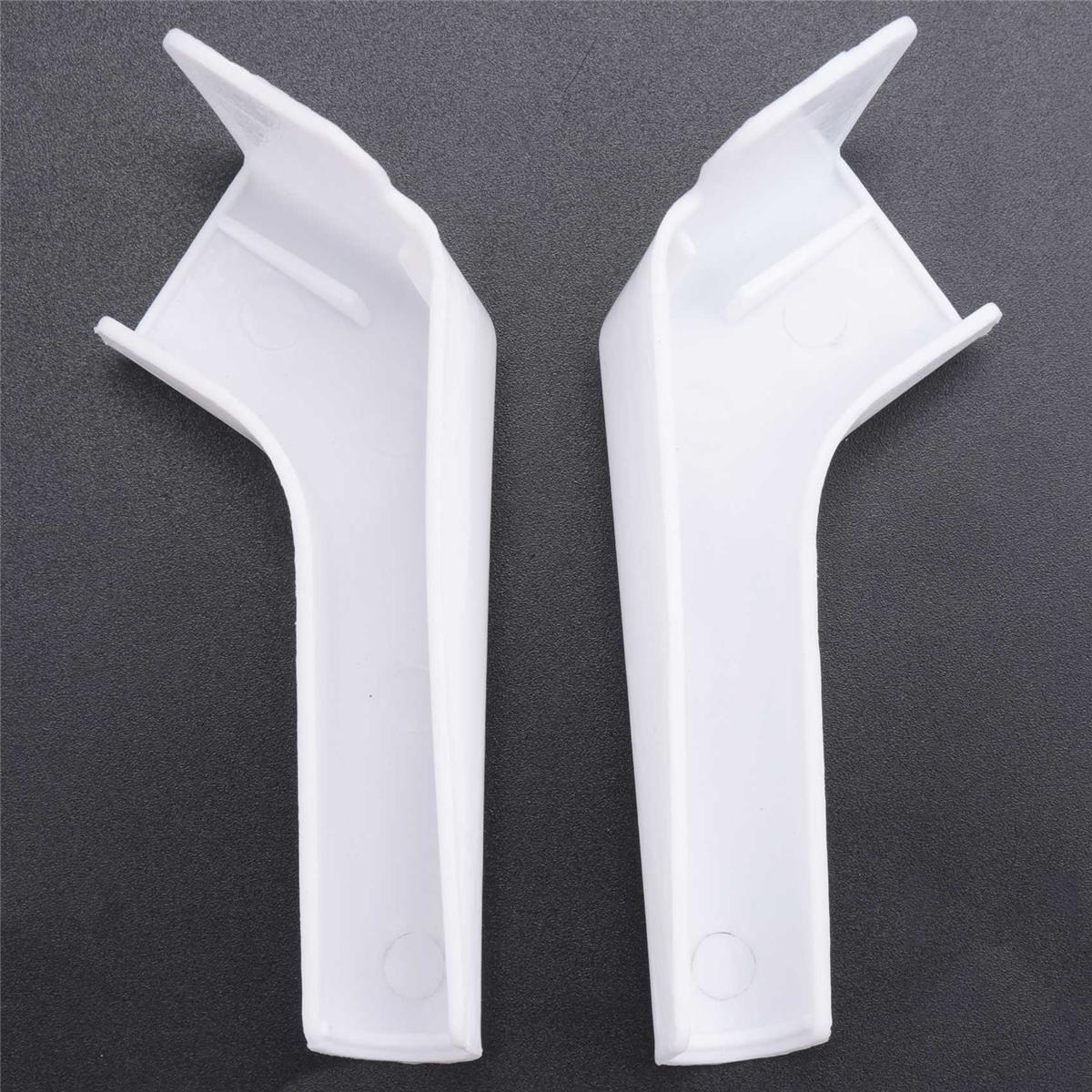 RV Gutter Spouts, RV Rain Gutter Downspout with Extensions, Rain Gutter Dwonspout Diverter 2 Right&2 Left Gutters White NONE