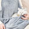 Adjustable Waist Strap Plush Pet Sleeping Bag Large Space Kitten Carrier Apron  Pet Carrier