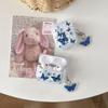 Small fresh blue flower butterfly for apple AirPods 1 /1/1 protective case pro1 bluetooth headset