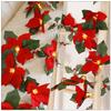 Fairy LED String Lights Maple Leaf Red Berry Ivy Vine Wreath Garland Light For Xmas Wedding Home Courtyard Indoor Party Romantic Atmosphere Decoration