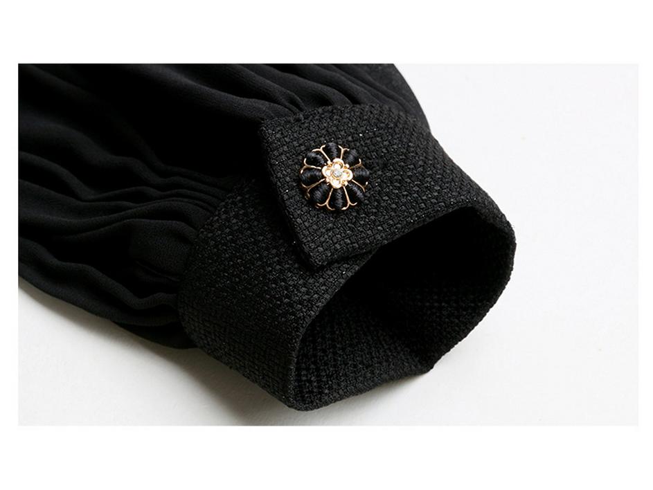 2024 Autumn High-End Petite Slimming Long-Sleeve Socialite Dress WN6058