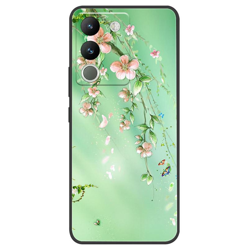 For VIVO V29E Case V2317 Camer Protective Shell For VIVO Y200 5G Phone Case Soft Silicone TPU Back Cover V2307 Shockproof Fundas