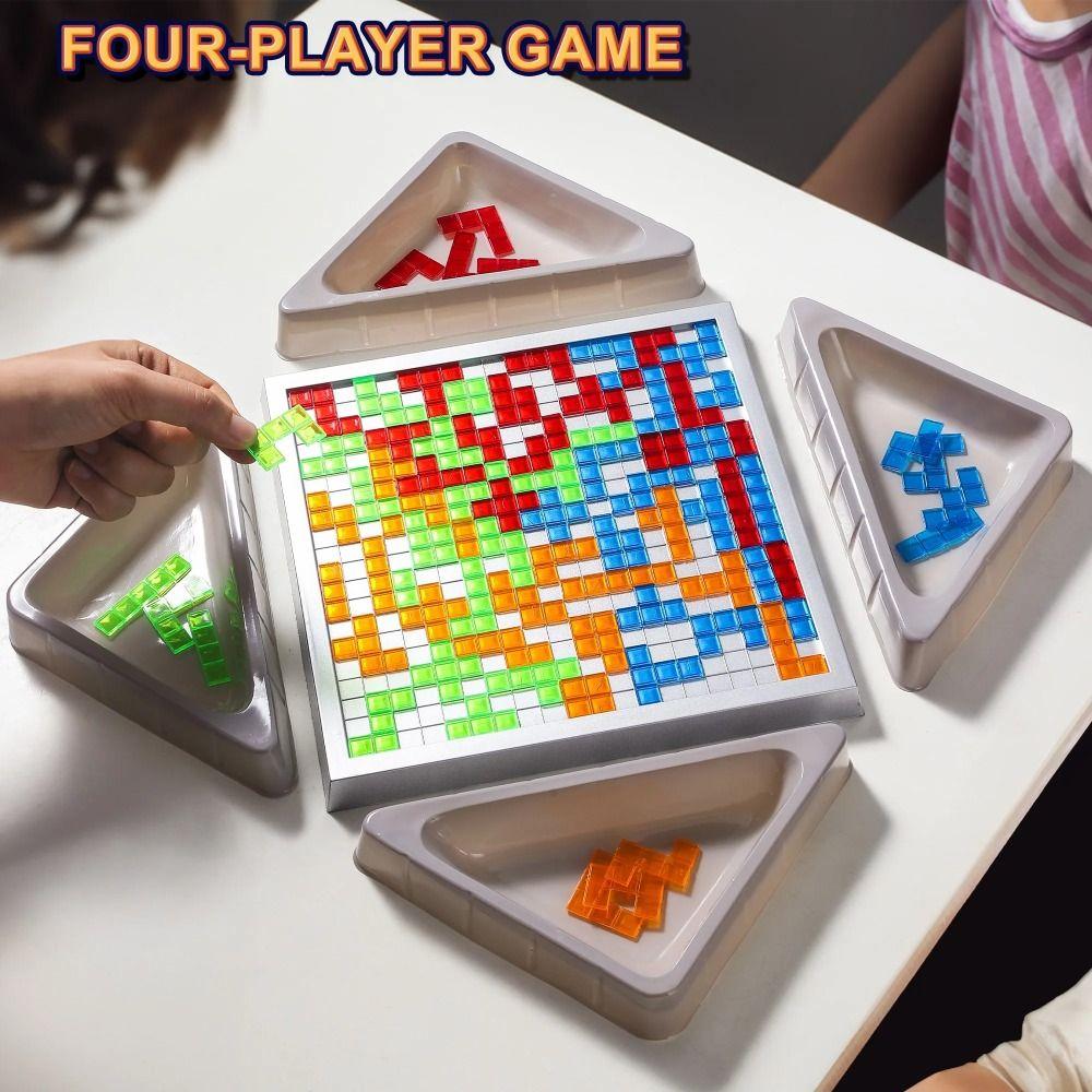 Squares Game Jigsaw Russia Puzzle Block 4-Person Blokus Board Game  Intelligence Game