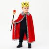 Party Cosplay Costume Halloween King Cloak 80/90/130/150cm Cosplay Dress Up  Birthday