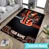 Custom NameCincinnati Browns Legacy Carpet, Indoor Rug, Chair Rug, Living Rooms, Doormat Made From Polyester Home Decor Birthday Christmas Gifts
