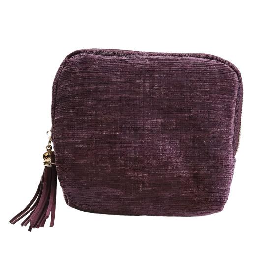 Sac à Bijoux Grande Capacité Fermeture Éclair Portable Organisateur de Bijoux de Voyage Multi-Compartiments Pochette de Rangement pour Bijoux