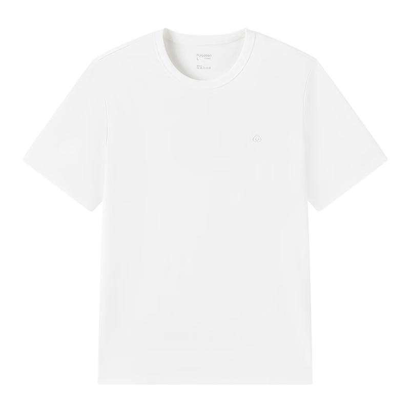 PurCotton All-Cotton Cool-Touch Round Neck T-Shirt