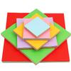 100 Sheets/Set Square Colored Paper Children's Origami Handmade Paper Kindergarten Kids Baby Paper-Cut Material Craft Toys