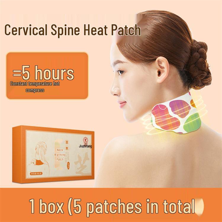 Jiuzhitang Motherwort Heated Knee Pads - Warm Steam Moxibustion Knee Patches for Cold Protection