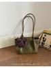 2026 Spring/Summer Women's Woven Bucket Bag: Versatile Large Capacity Shoulder & Crossbody Style