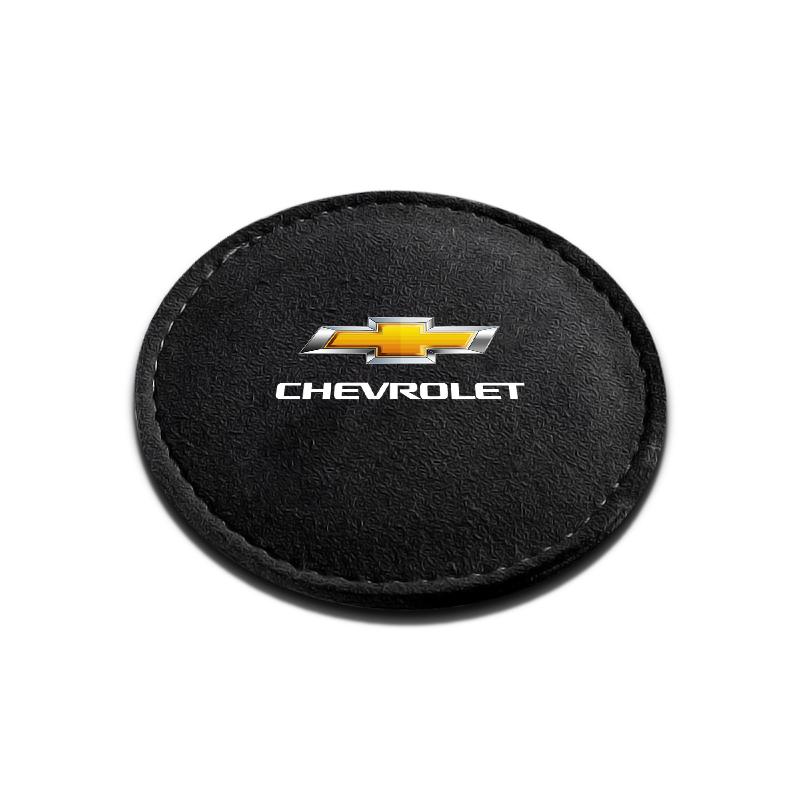 Car Cup Holder Pad PU Leather Slot Non-slip Coaster Mat For Chevrolet Cruze Malibu Sail Spark Captiva Equinox Trax AVEO Lova
