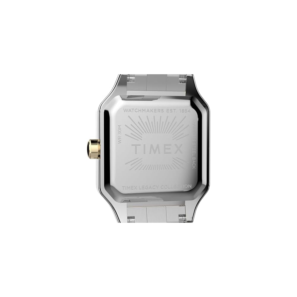 Timex Legacy Quartz Watch 3ATM Water Resistant Mineral Glass Silver Dial TW2Y23900 Women's