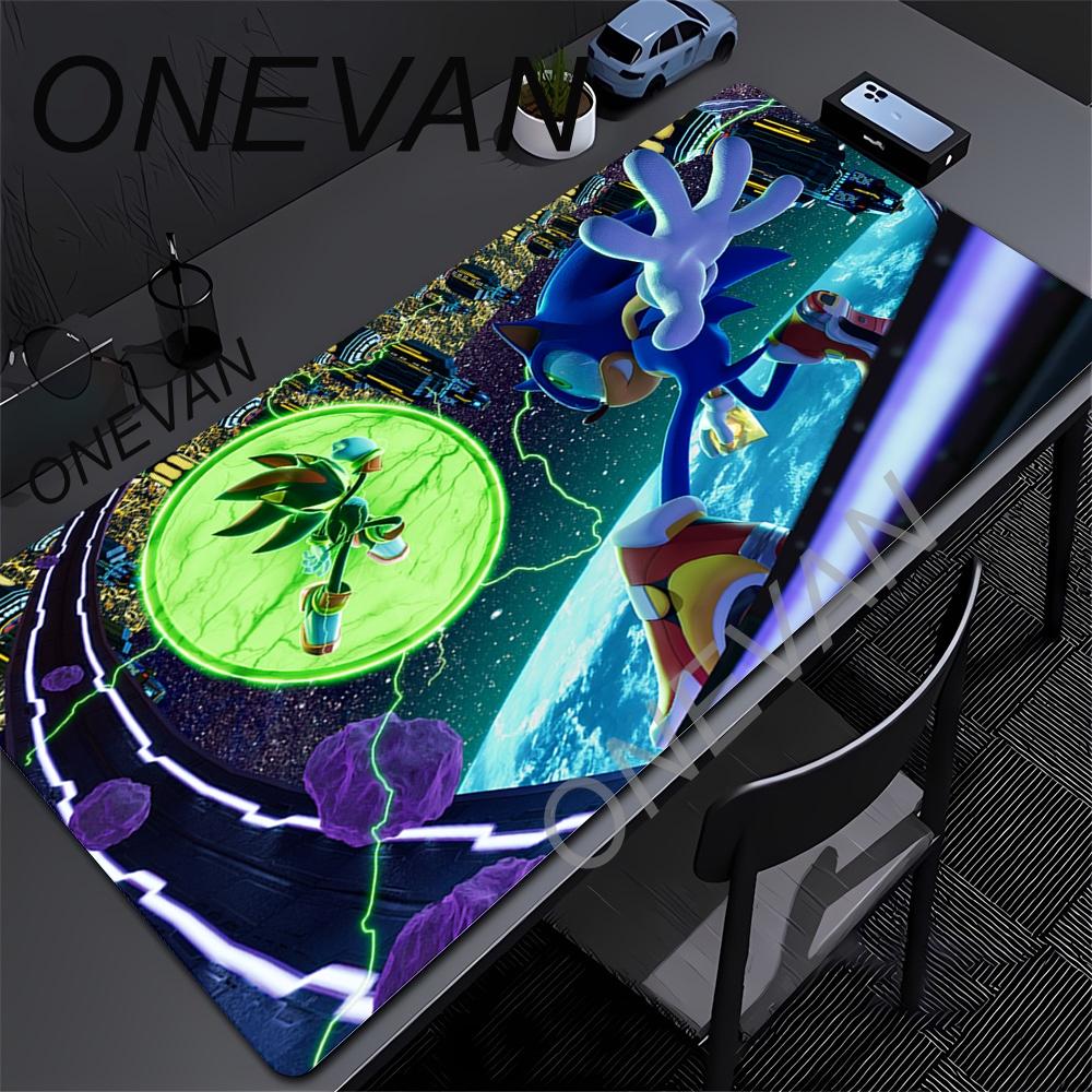 Cute Sonics The Hedgehogs Mousepad HD Printing Computer Gamers Locking Edge Nonslip Mouse Pad XXLxcm Keyboard PC Desk Pads