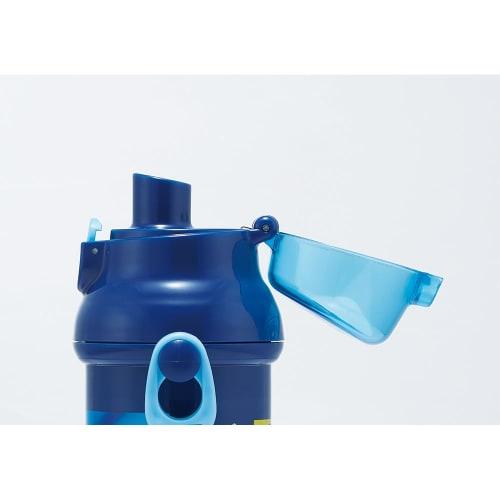Skater Children's Water Bottle, 480ml, Direct Drinking, Plastic, One-Touch Operation, Dishwasher Safe, Made in Japan, Jurassic 24, Boys, PSB5SANAG-A
