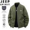JEEP SPIRIT Men's Spring/Autumn Baseball Collar Outdoor Jacket