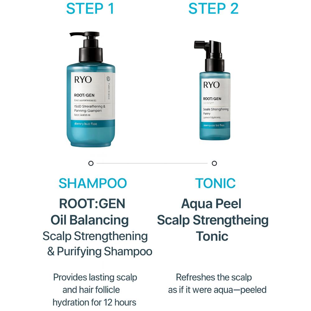 [Ryo] Root Gen Scalp Core Strengthening Cooling Shampoo for Oily Scalp 515ml