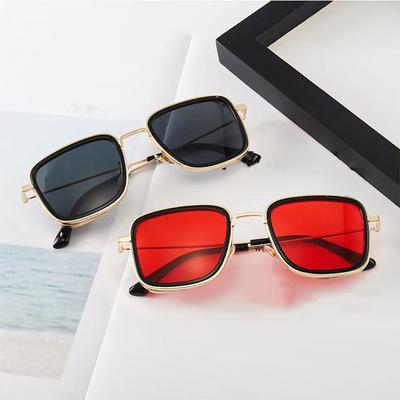 New Small Frame Metal Sunglasses Women Brand Designer Square Sun Glasses Men Outdoor Driving Fashion Eyewear Uv400