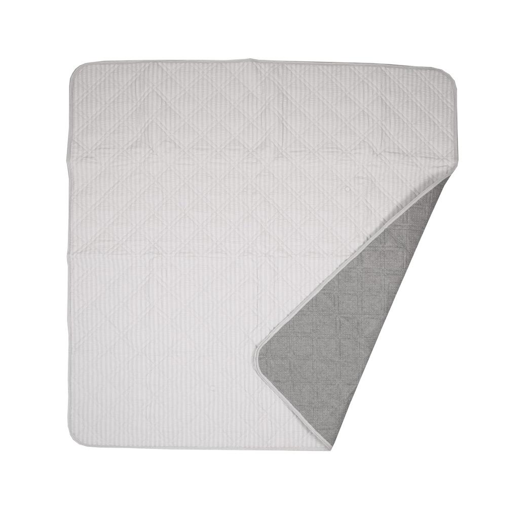Marushin Percy Rug, 180 x 180 cm (approximately 2 tatami mats), Gray, Sucker Weave, 275057500