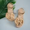 Fashion Women Slippers 2024 New Summer Lightweight Sandals Fashion Beach Casual Slippers Outdoor Bow Tie Flat Shoes Home Slides Women