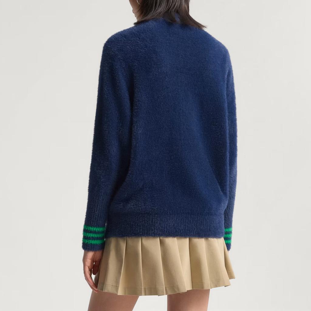 Adidas Originals Trefoil Logo Soft Comfortable Golf Long Sleeve Sweater Women Sweater JX9267