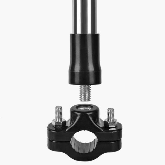 Conector Umbrelă Telescopic Pliabil Metalic Suporturi Umbrelă Reglabile pentru Scaun cu Rotile