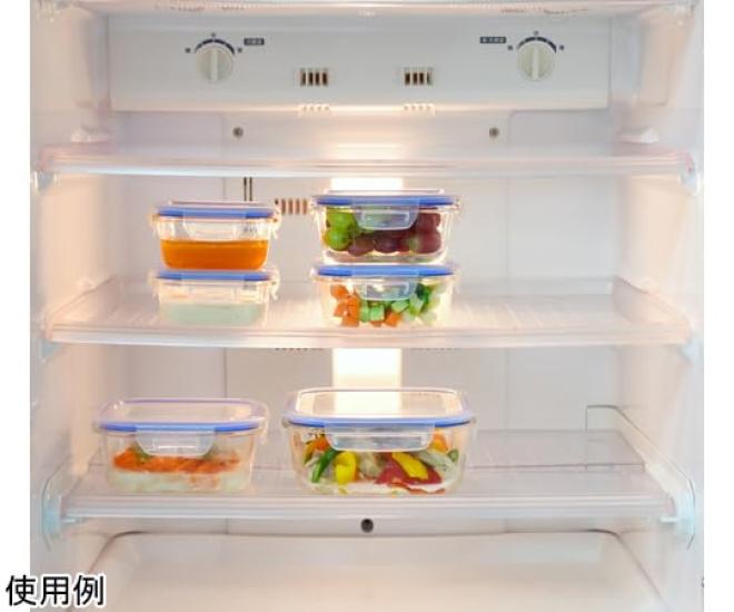 Wahei Freiz Microwave and Oven Safe Glass 300ml X 510ml X and 800ml X Resh Heat-Resistant Containers, 2, 2, 2, ME-7400