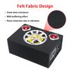 3 LED Lights Power Amplifier Car Stereo High Fidelity Car Audio Music Player Bluetooth Car Active Audio Subwoofer Speaker 8-inches