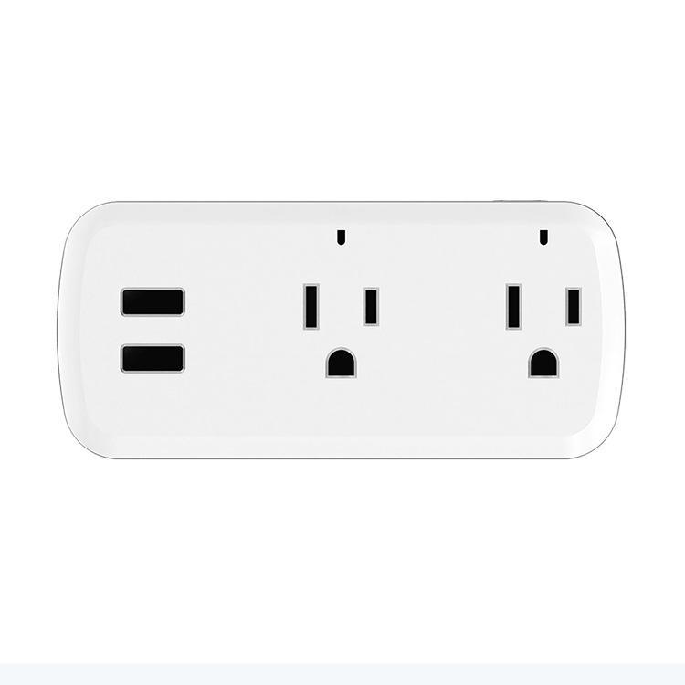 

Розетка Tuya 16A Dual USB Smart WiFi (Стандарт США) US standard one to two dual USB, Tuya 16A