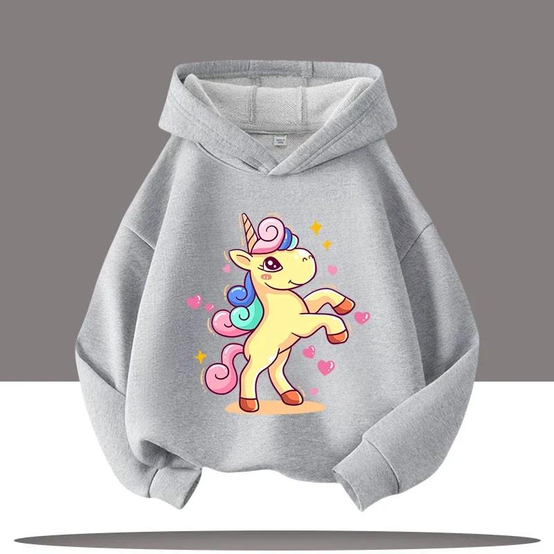 

2025 Новые Самые продаваемые Мультяшные Детские Вещи с Единорогом Модные Теплые Свитера для Мальчиков Девочек на Осень и Зиму 100