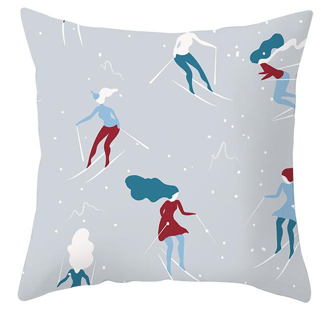 New Christmas Pillowcase Small Fresh Christmas Tree Home Cushion Cover