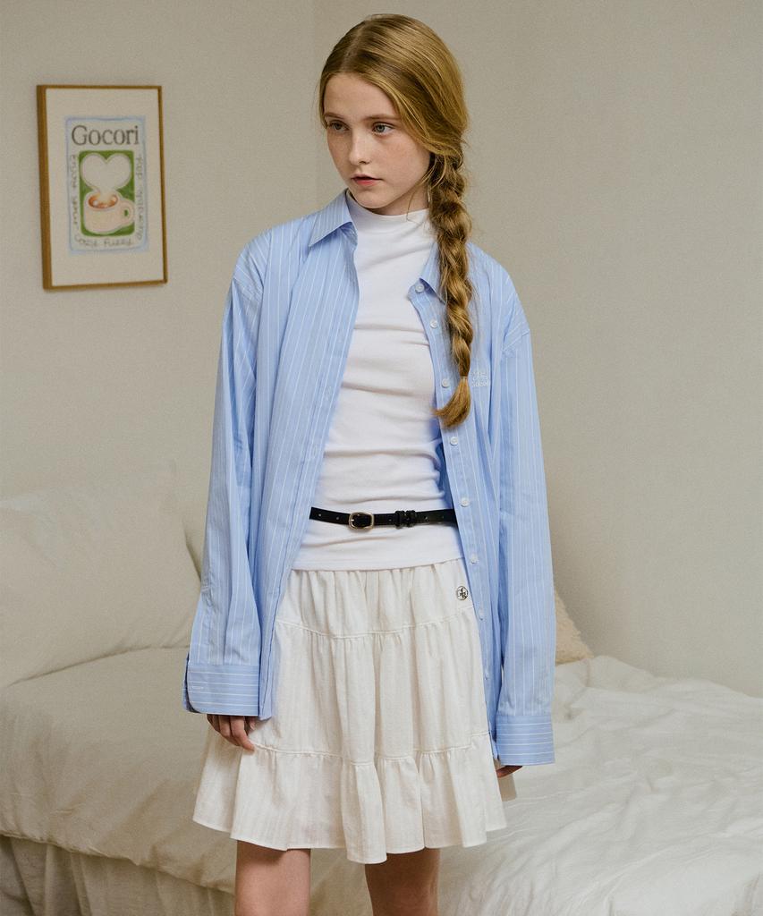 Gocori Tiered Mini Skirt