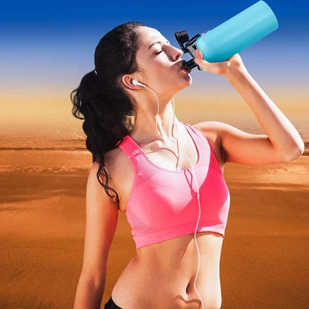 Plastic Sports Bottle Lid Fashion Bottle Cover Kettle Bottle Straw Lid  Outdoor