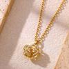 Gold Color Mom Necklace Colorful Butterfly Women Charm Red CZ Heart Musical Note Pendant Dainty Jewelry For Mather Birthday Gift