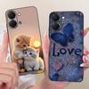 For Tecno Spark GO 3 5G Case KN3 Colorful Flowers Luxury Painted Cover Soft TPU Phone Case For Tecno Spark GO 3 SparkGo 3 Fundas