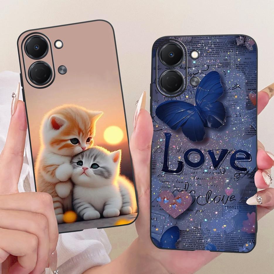 For Tecno Spark GO 3 5G Case KN3 Colorful Flowers Luxury Painted Cover Soft TPU Phone Case For Tecno Spark GO 3 SparkGo 3 Fundas