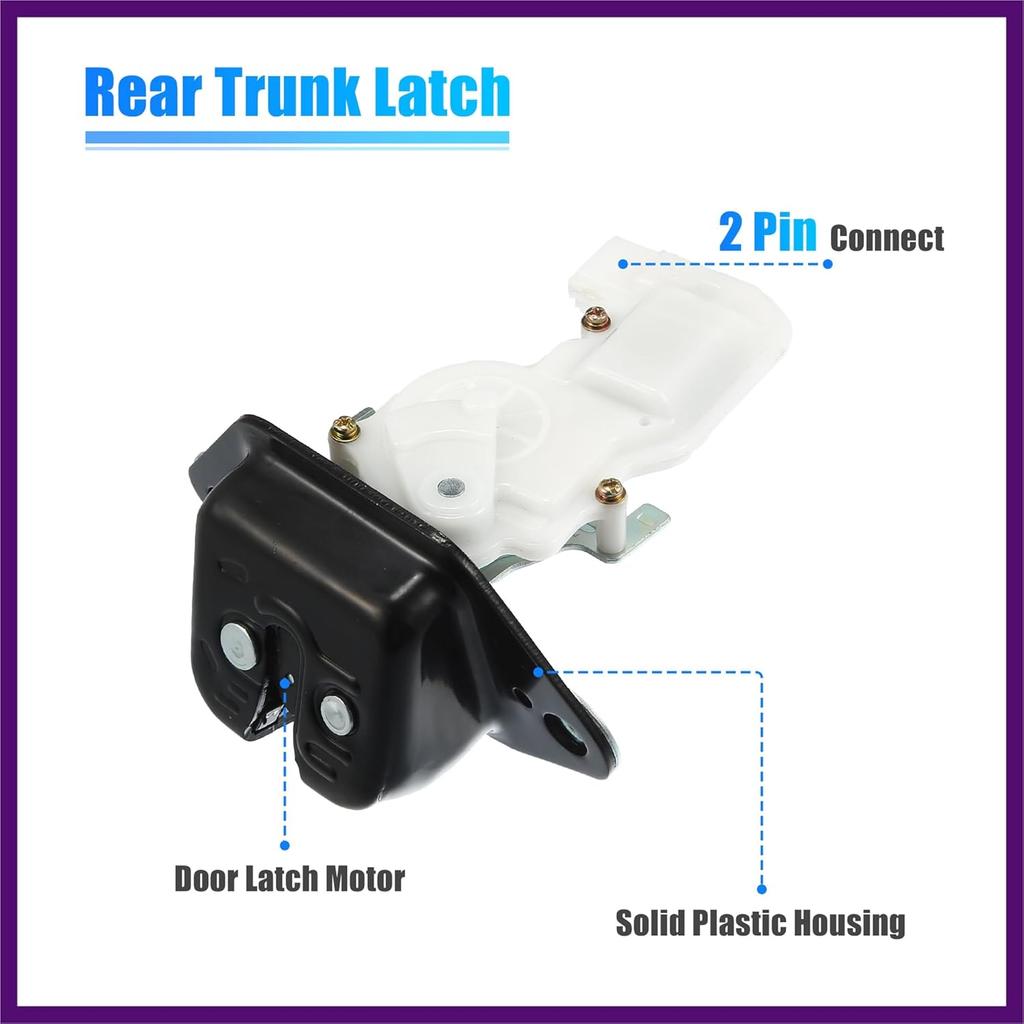 Trunk Latch Lock Actuator 74800-SMG-G01 for Honda CR-V 2007-2011 Tailgate Door Latch Lock Actuator Motor Rear Trunk Lid Lock Latch Actuator Premium