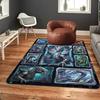 Cyber Dragon Compilation Pattern Rug Floor Mat for Living Room or Bedroom Soft and Comfortable Carpet a Gift for Birthday and Holiday.